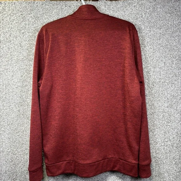 Under Armour Sweatshirt Lot of Two Mens Medium Red 1/4 Zip Fleece Pullover - Picture 4 of 8